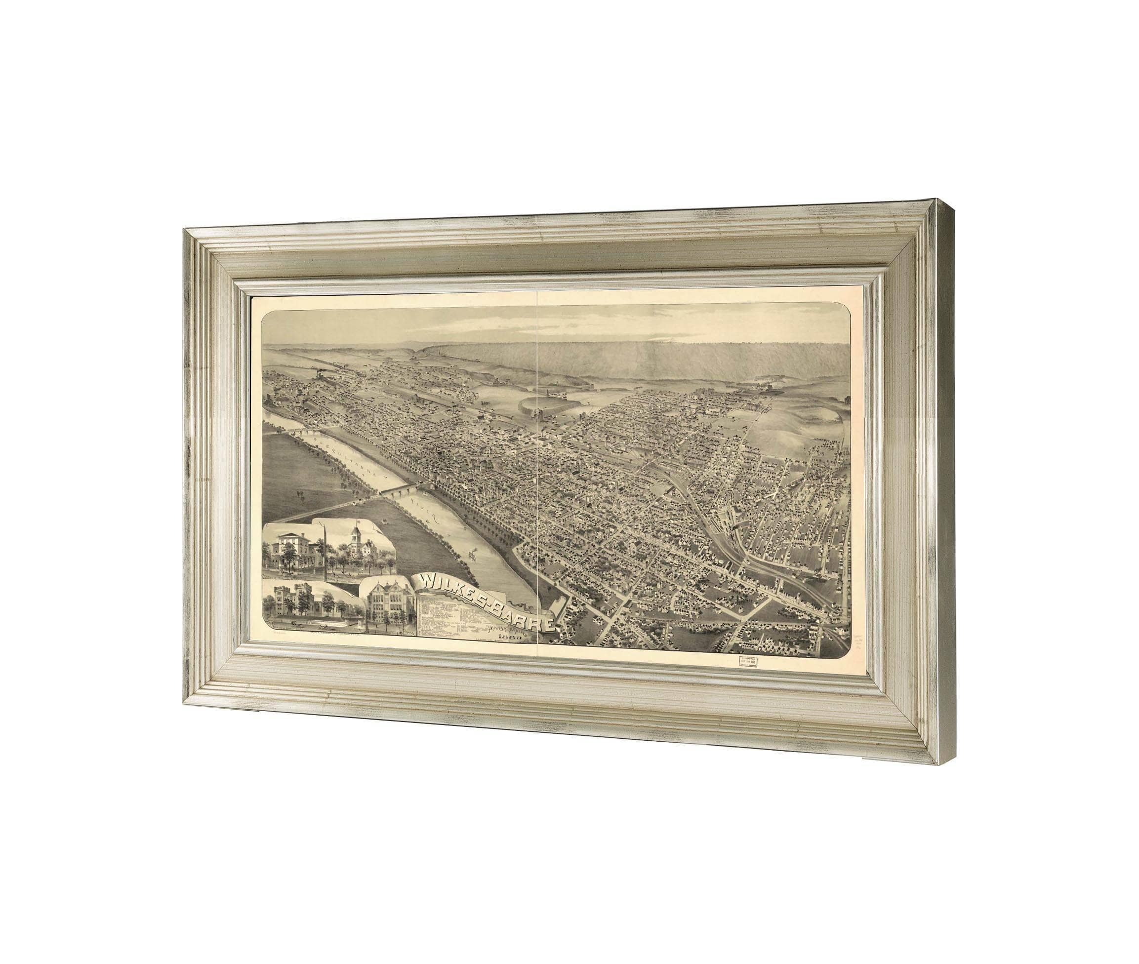 Wilkes Barre Pennsylvania 1889 State Of Pennsylvania - Image 2