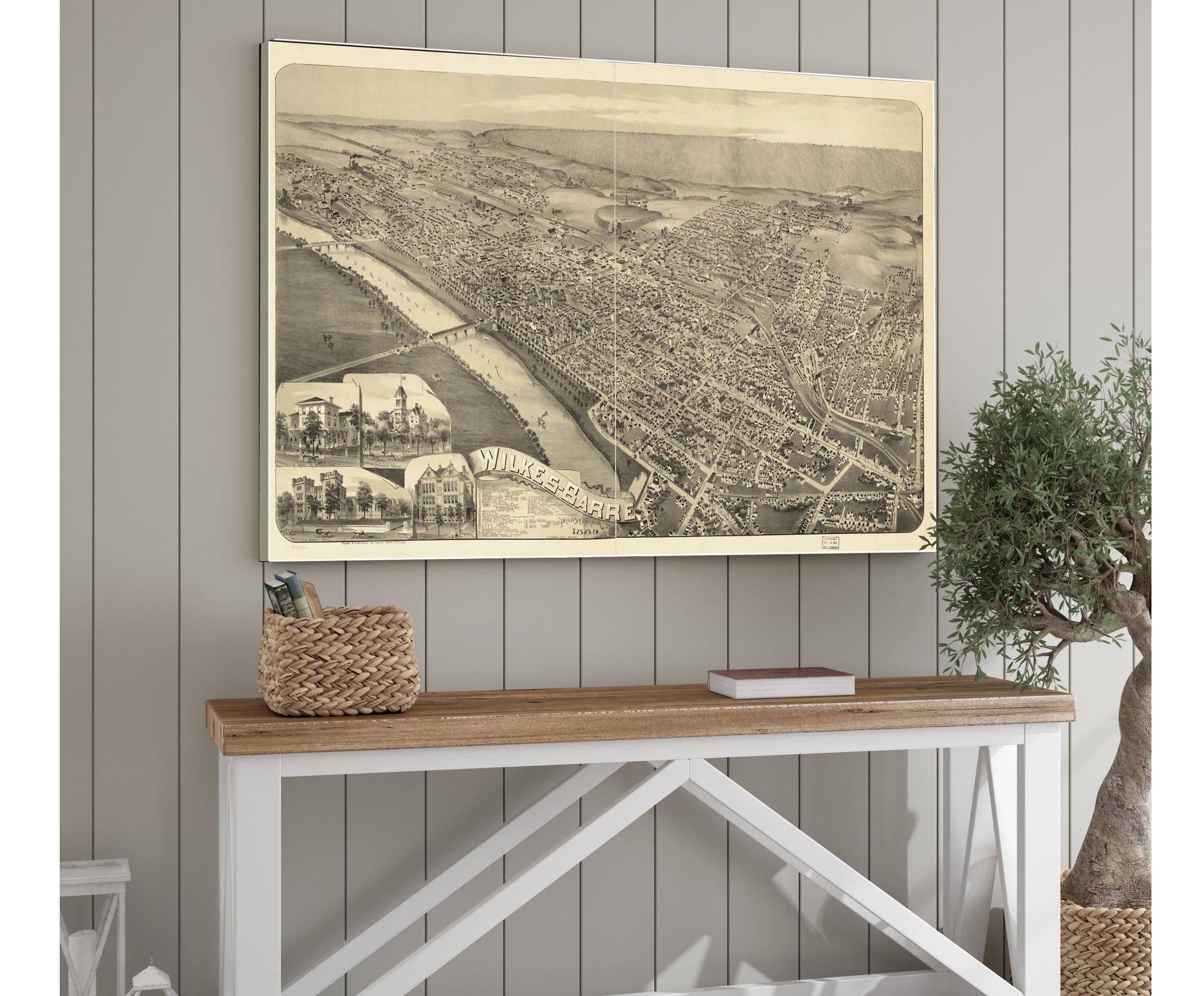 Wilkes Barre Pennsylvania 1889 State Of Pennsylvania - Image 6