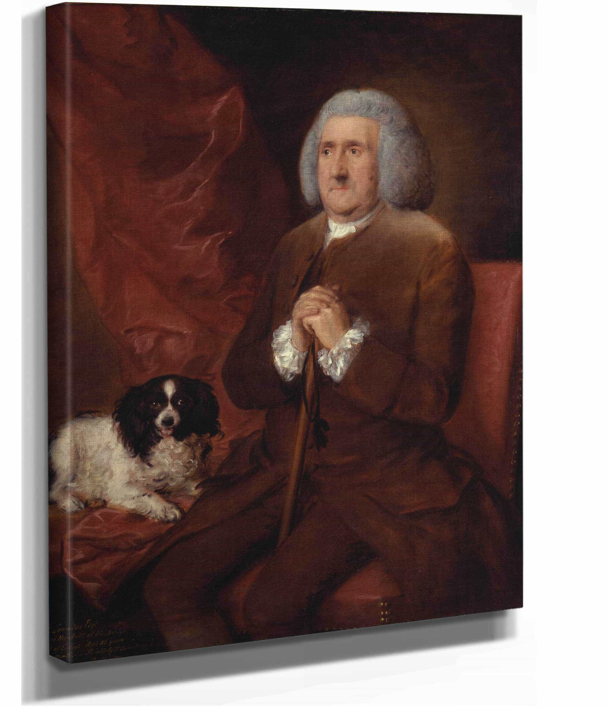 William Lowndes Auditor Of His Majestys Court Of Exchequer by Thomas Gainsborough - Image 2