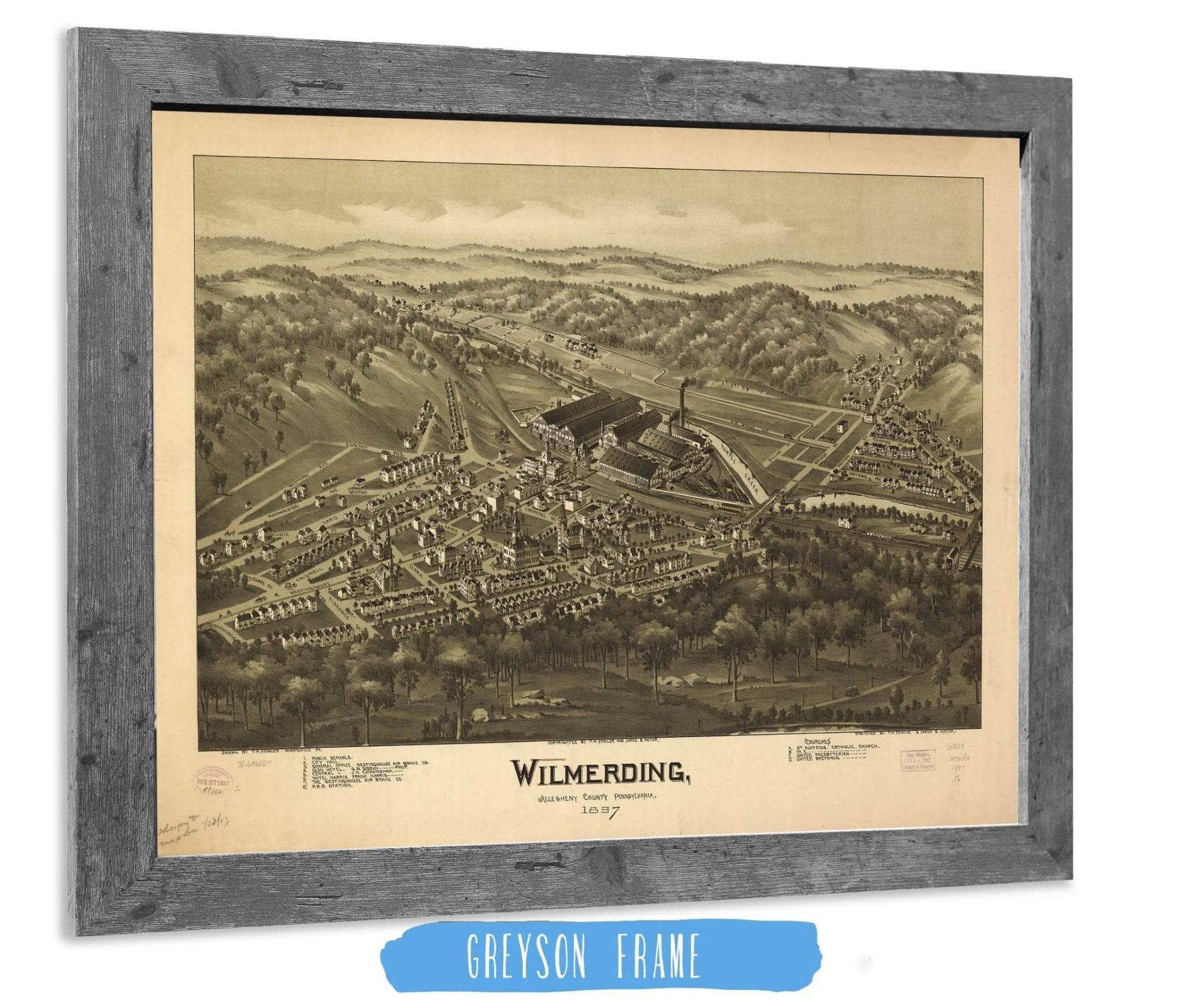 Wilmerding Allegheny County Pennsylvania 1897 State of Pennsylvania - Image 6