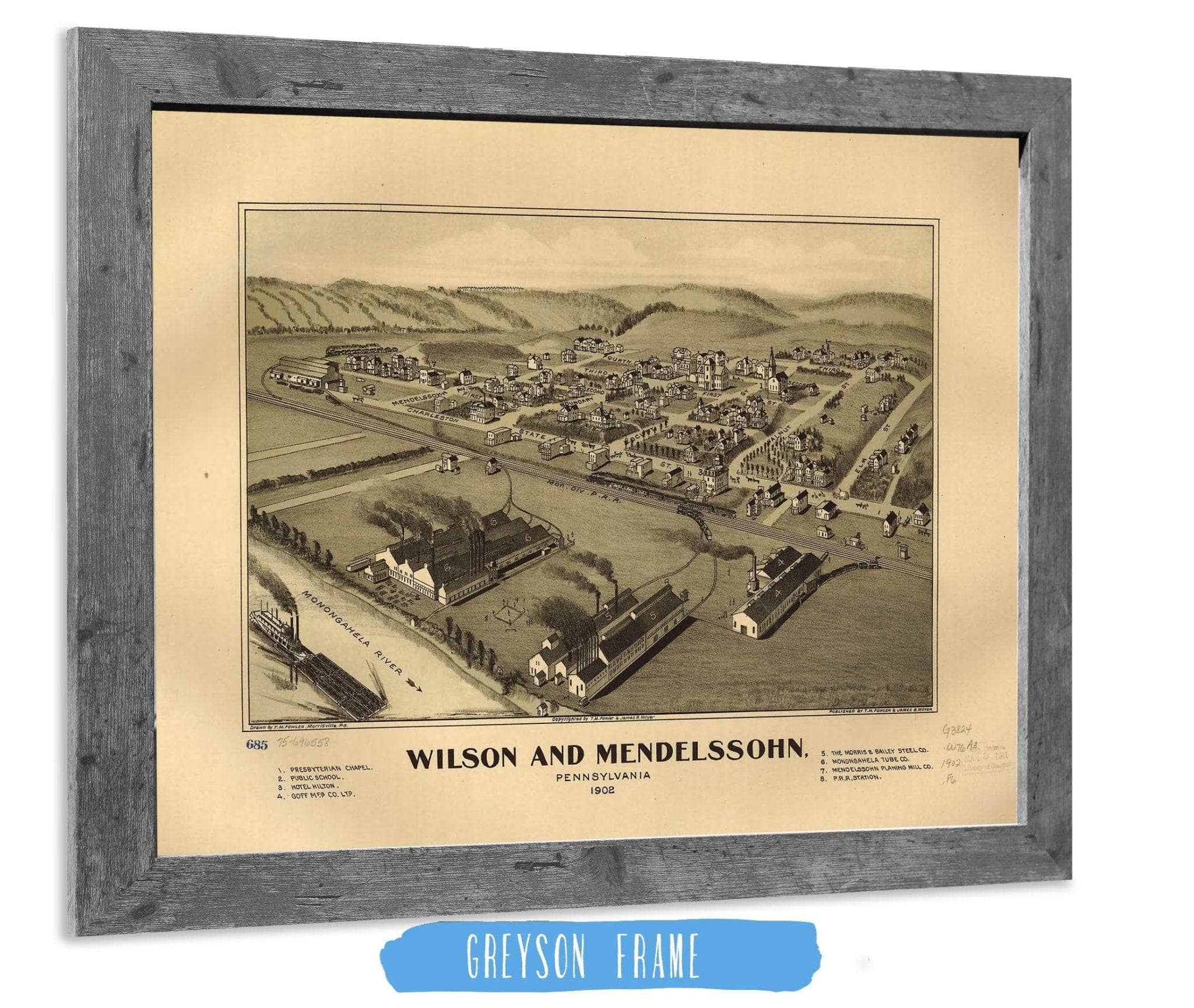 Wilson And Mendelssohn Pennsylvania 1902 State of Pennsylvania - Image 6