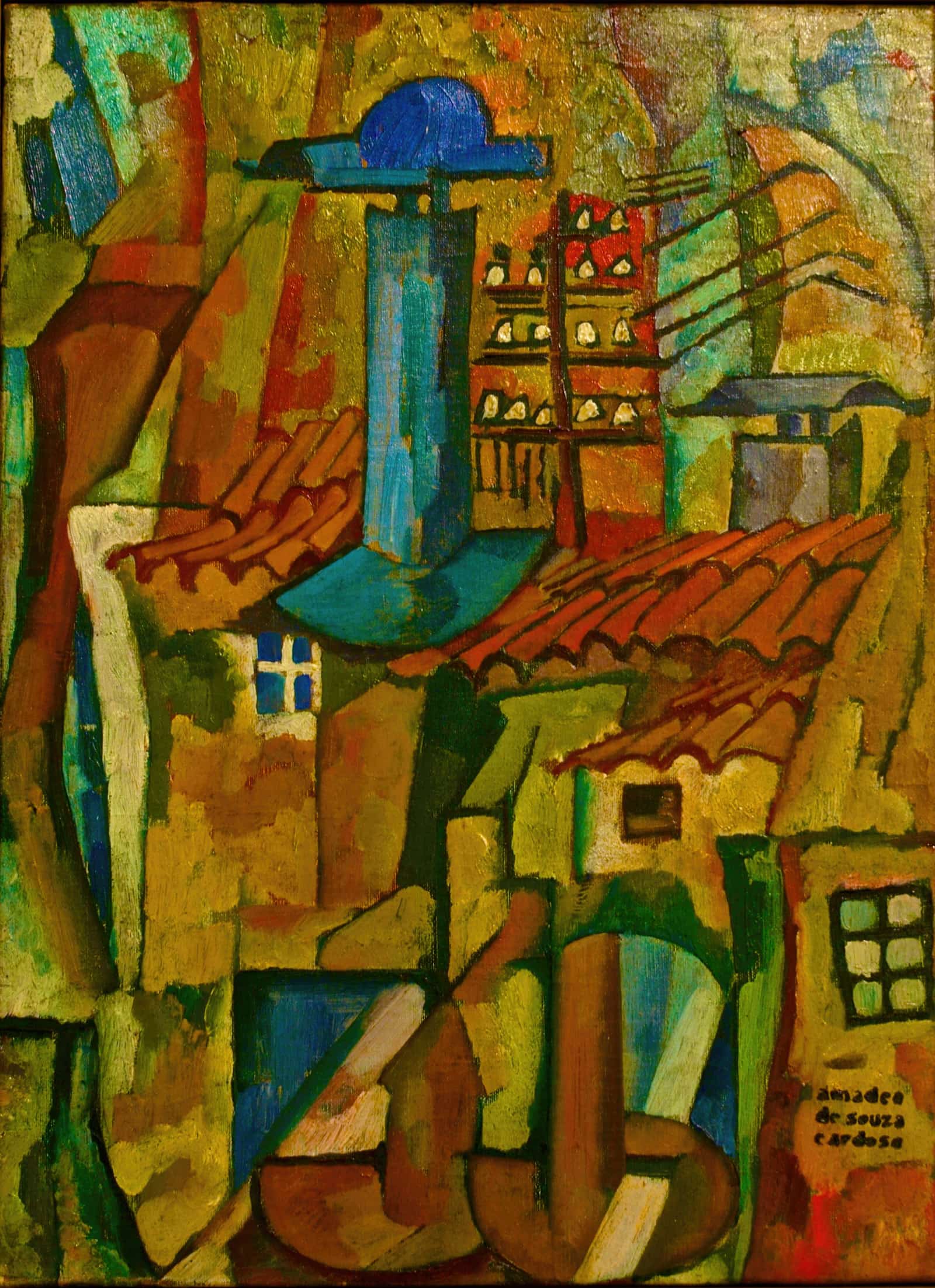 Windmills Telegraph Wire by Amadeo De Souza Cardoso