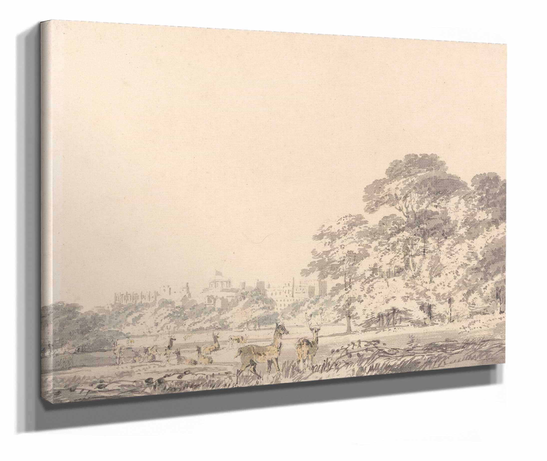 Windsor Castle And Park With Deer by Joseph Mallord William Turner - Image 2