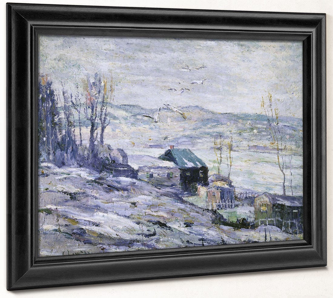Windy Day, Bronx River By Ernest Lawson - Image 6