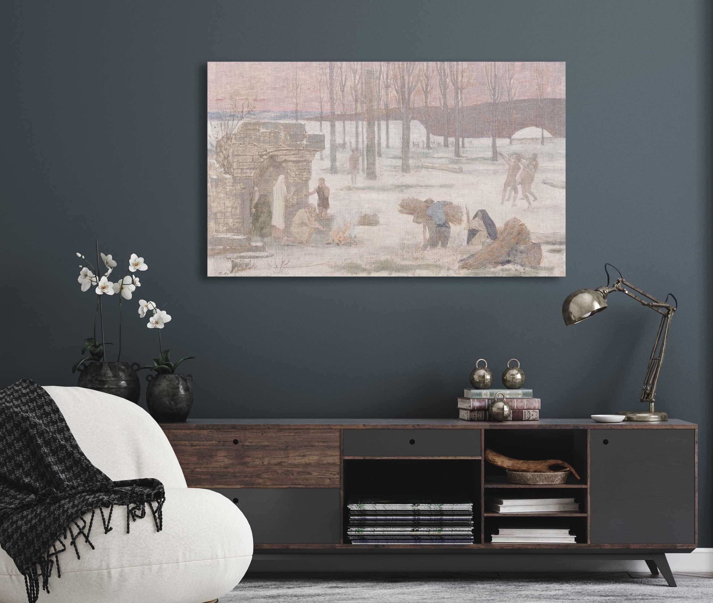 Winter by Pierre Puvis De Chavannes - Image 5