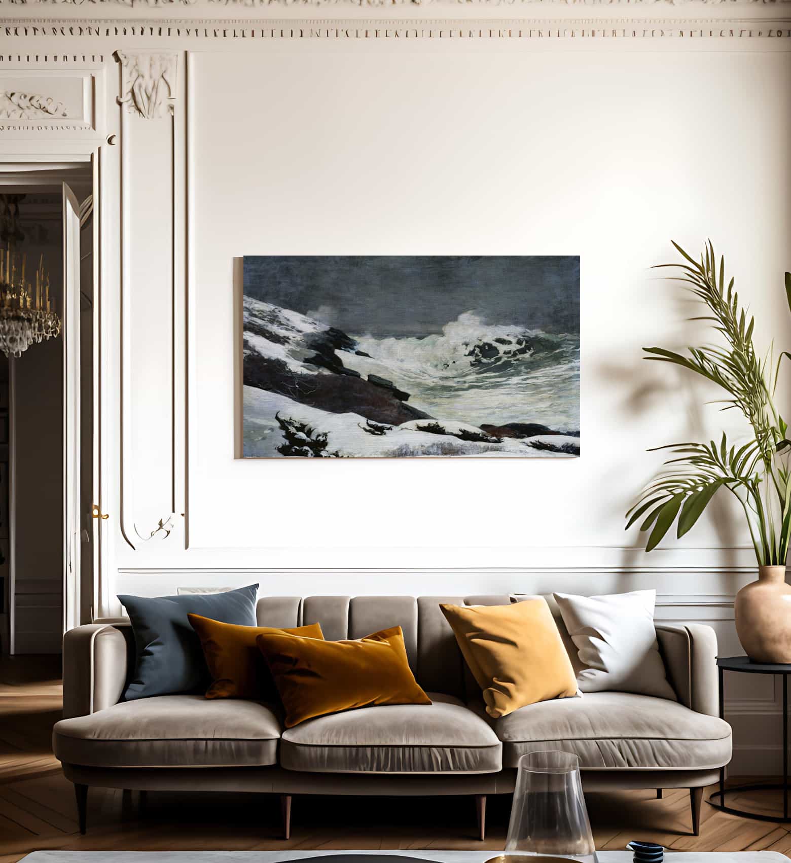 Winter Coast By Winslow Homer - Image 3