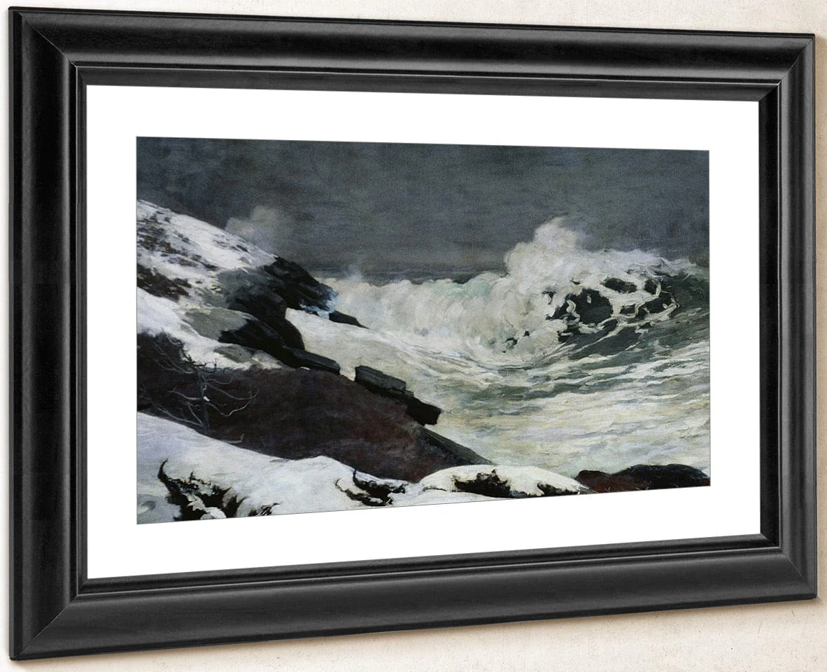 Winter Coast By Winslow Homer - Image 4