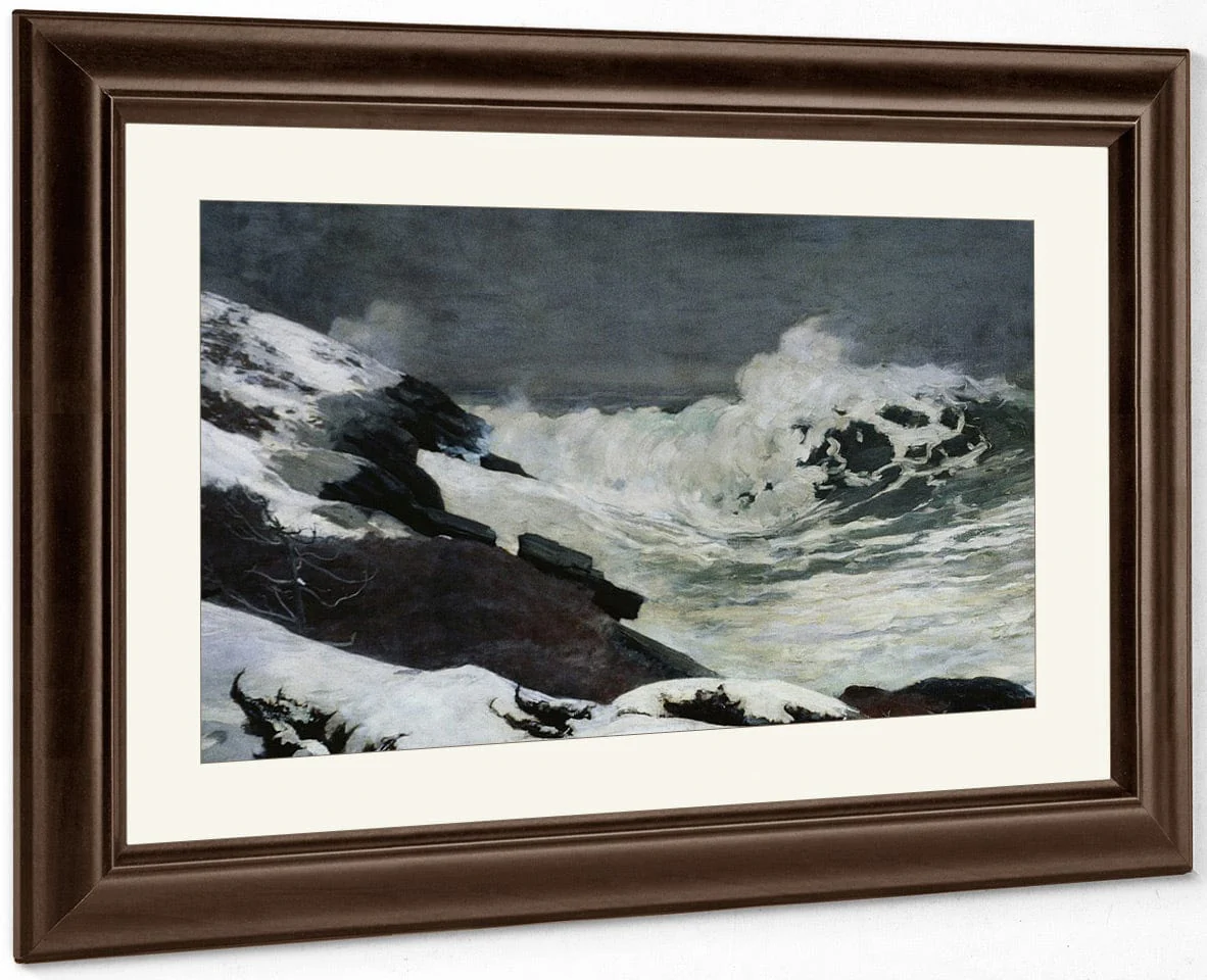 Winter Coast By Winslow Homer - Image 5