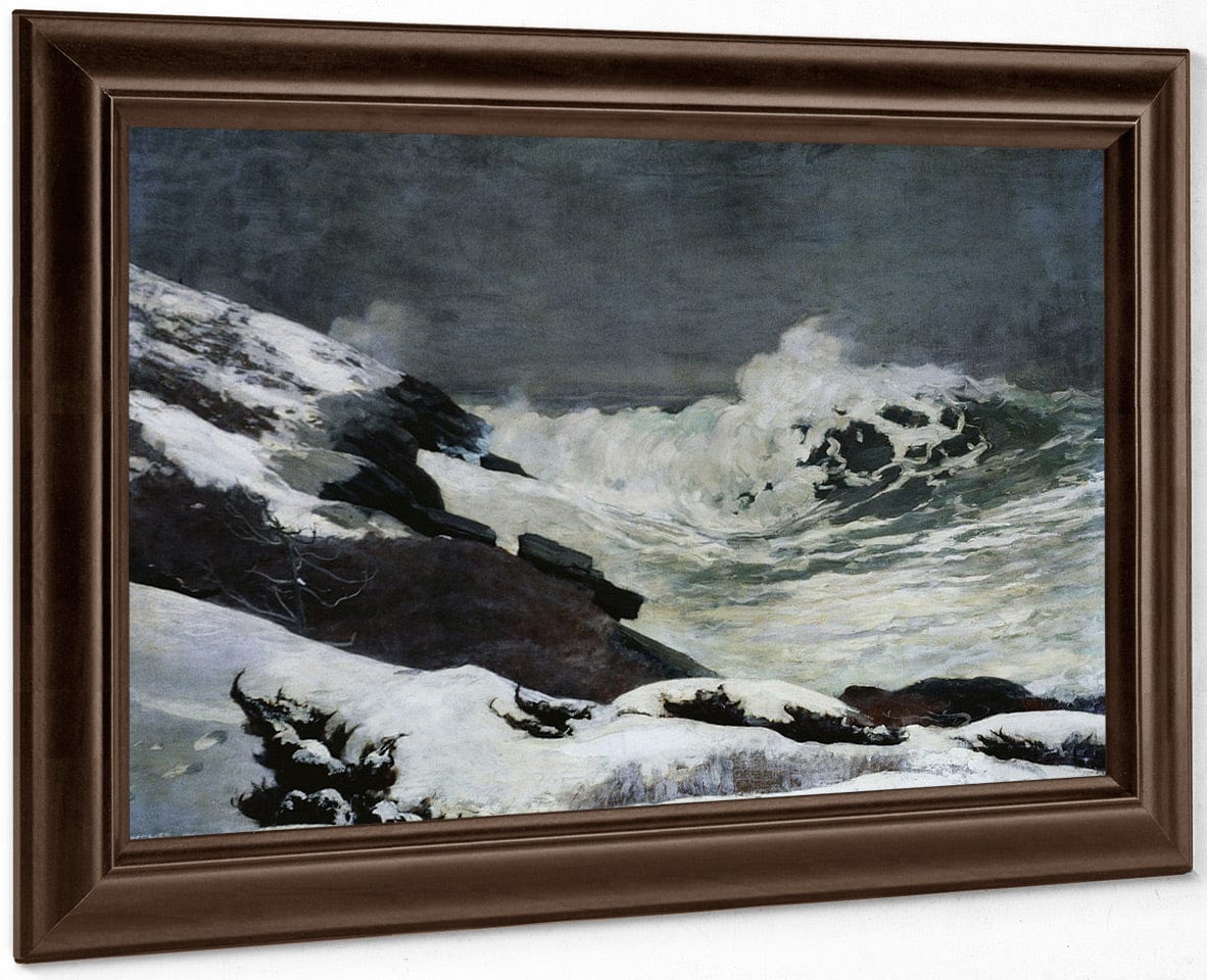 Winter Coast By Winslow Homer - Image 6