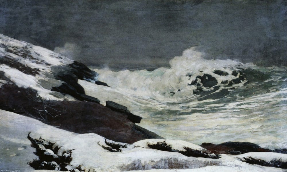 Winter Coast By Winslow Homer - Image 7