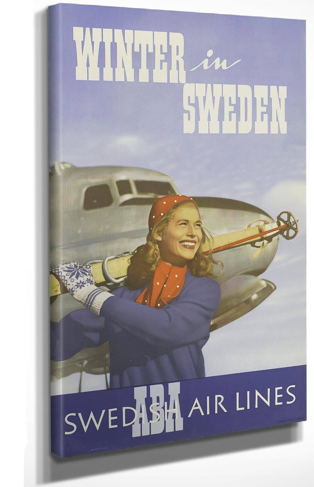 Winter In Sweden - Swedish Air Lines