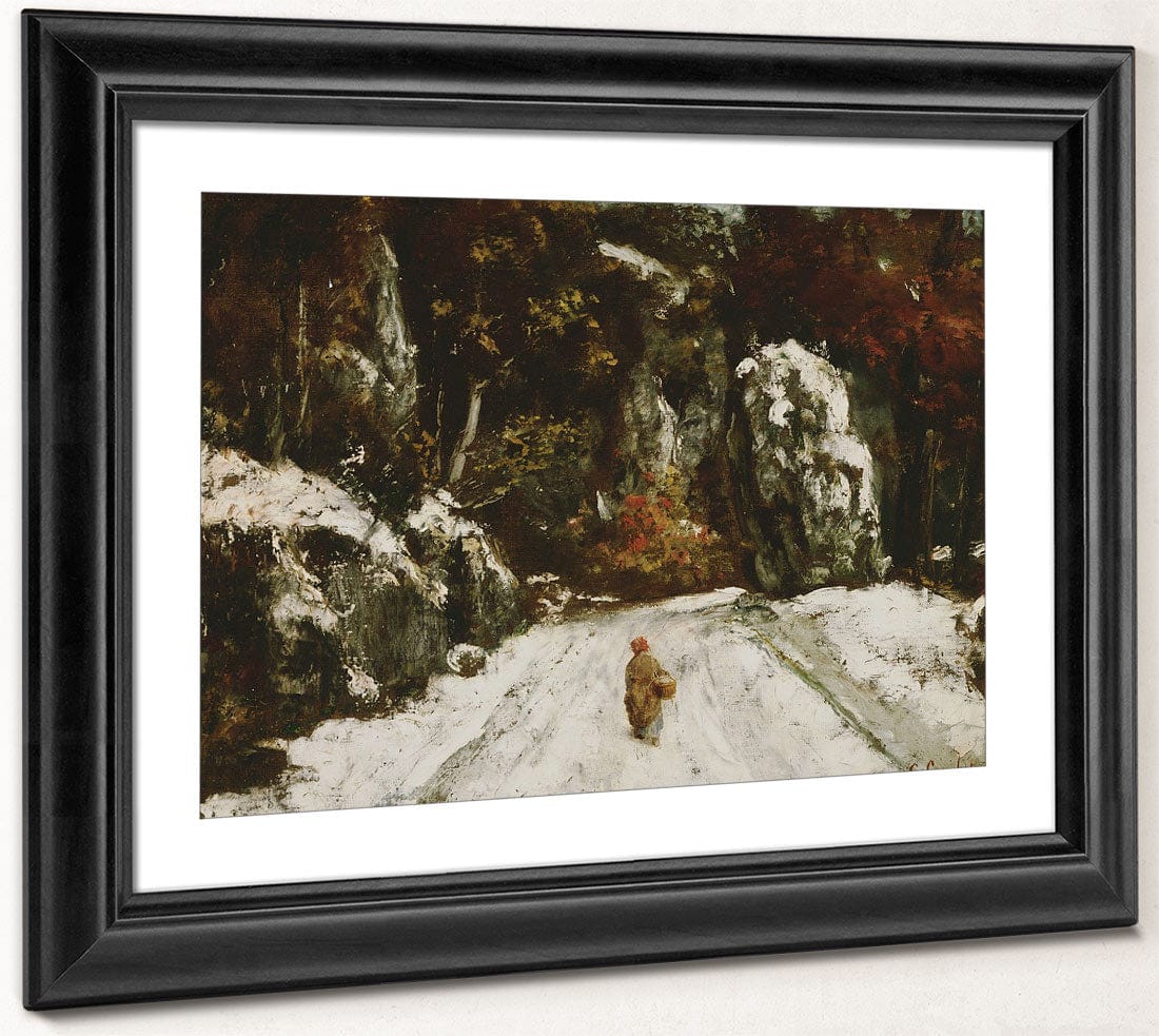 Winter In The Jura By Jean Desire Gustave Courbet - Image 4
