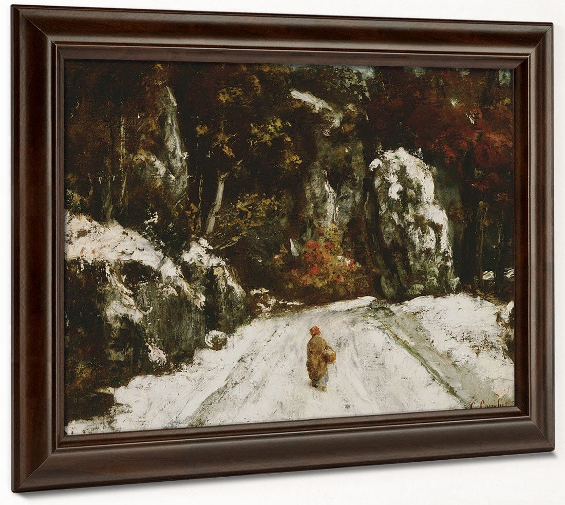 Winter In The Jura By Jean Desire Gustave Courbet - Image 6