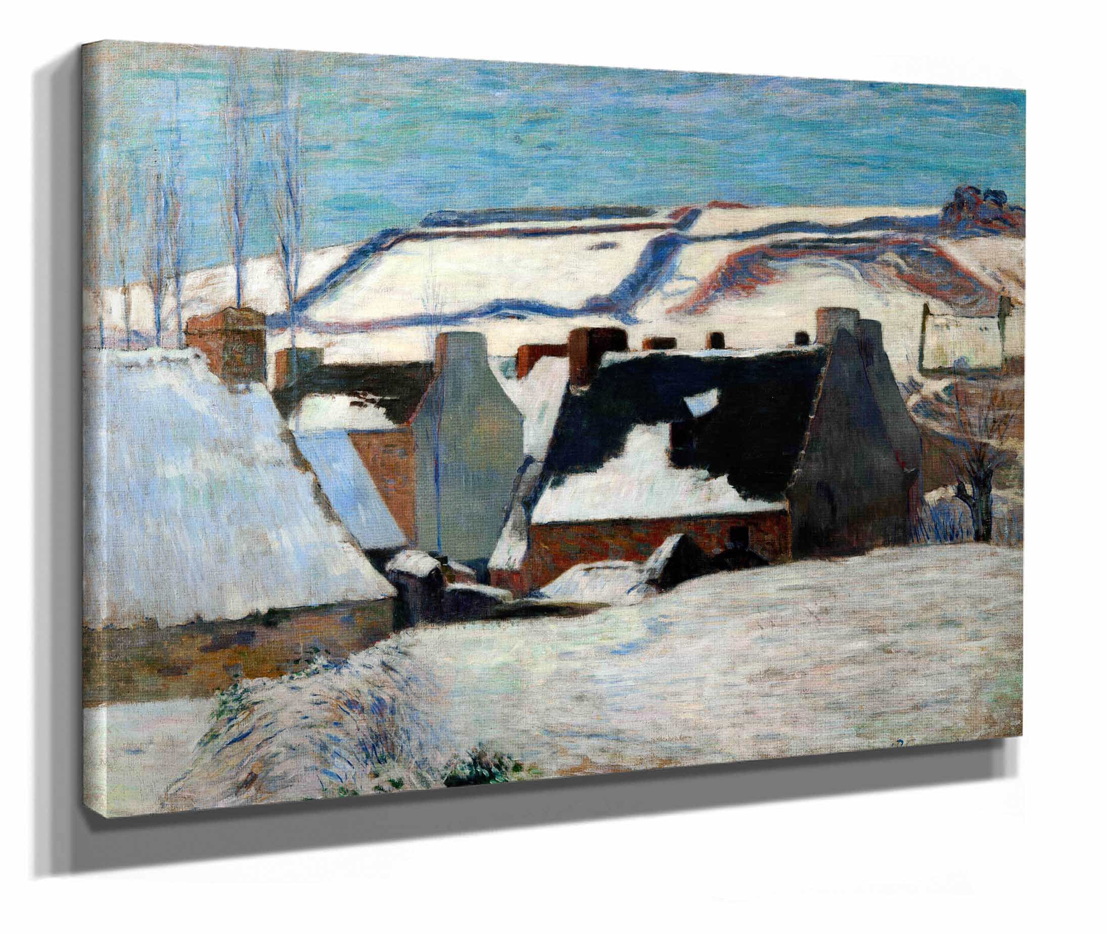 Winter Landscape by Paul Gauguin - Image 2