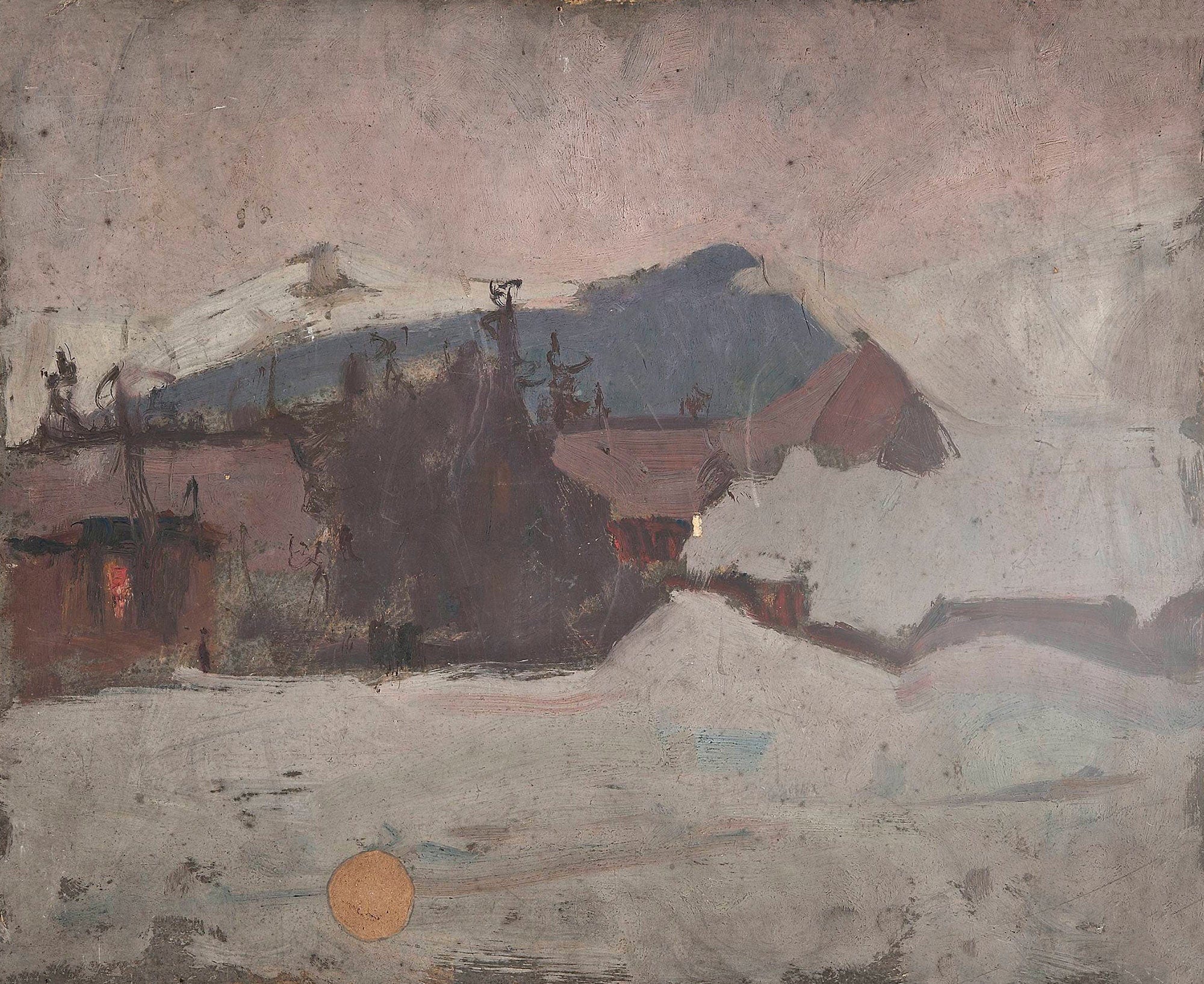 Winter Landscape by Tadeusz Makowski