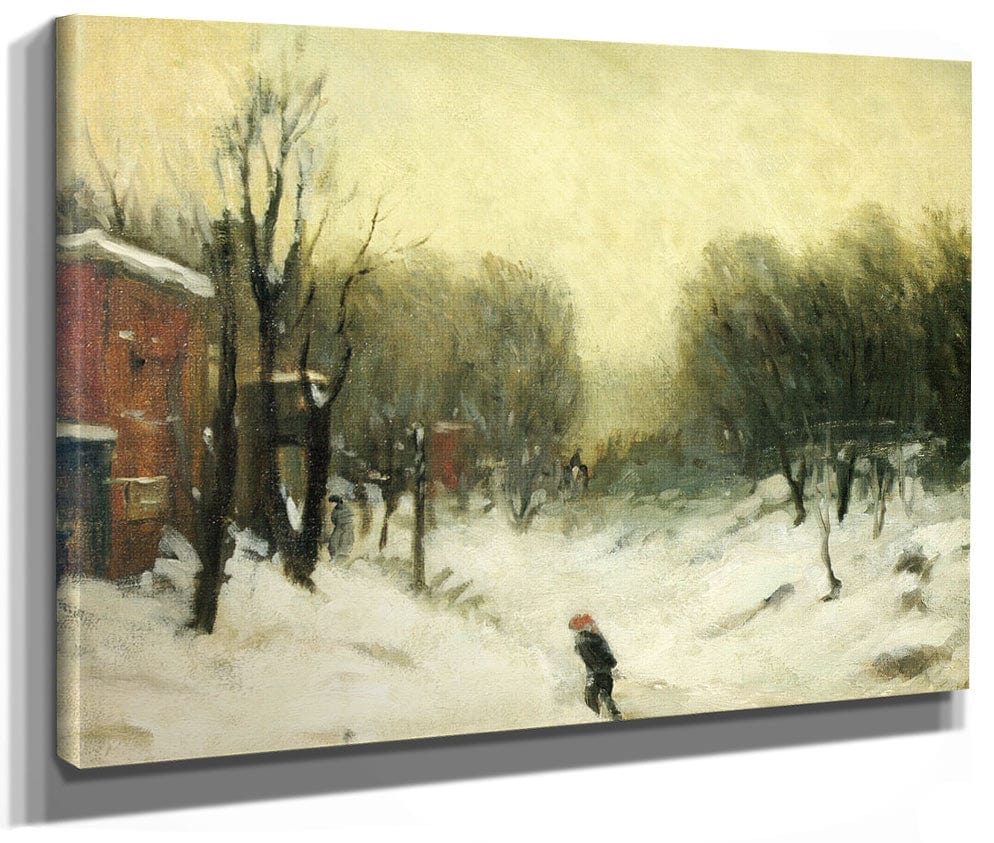 Winter Landscape Central Park 1902 By Robert Henri