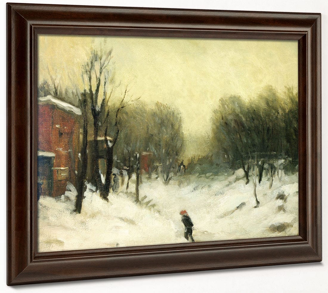 Winter Landscape Central Park 1902 By Robert Henri - Image 6