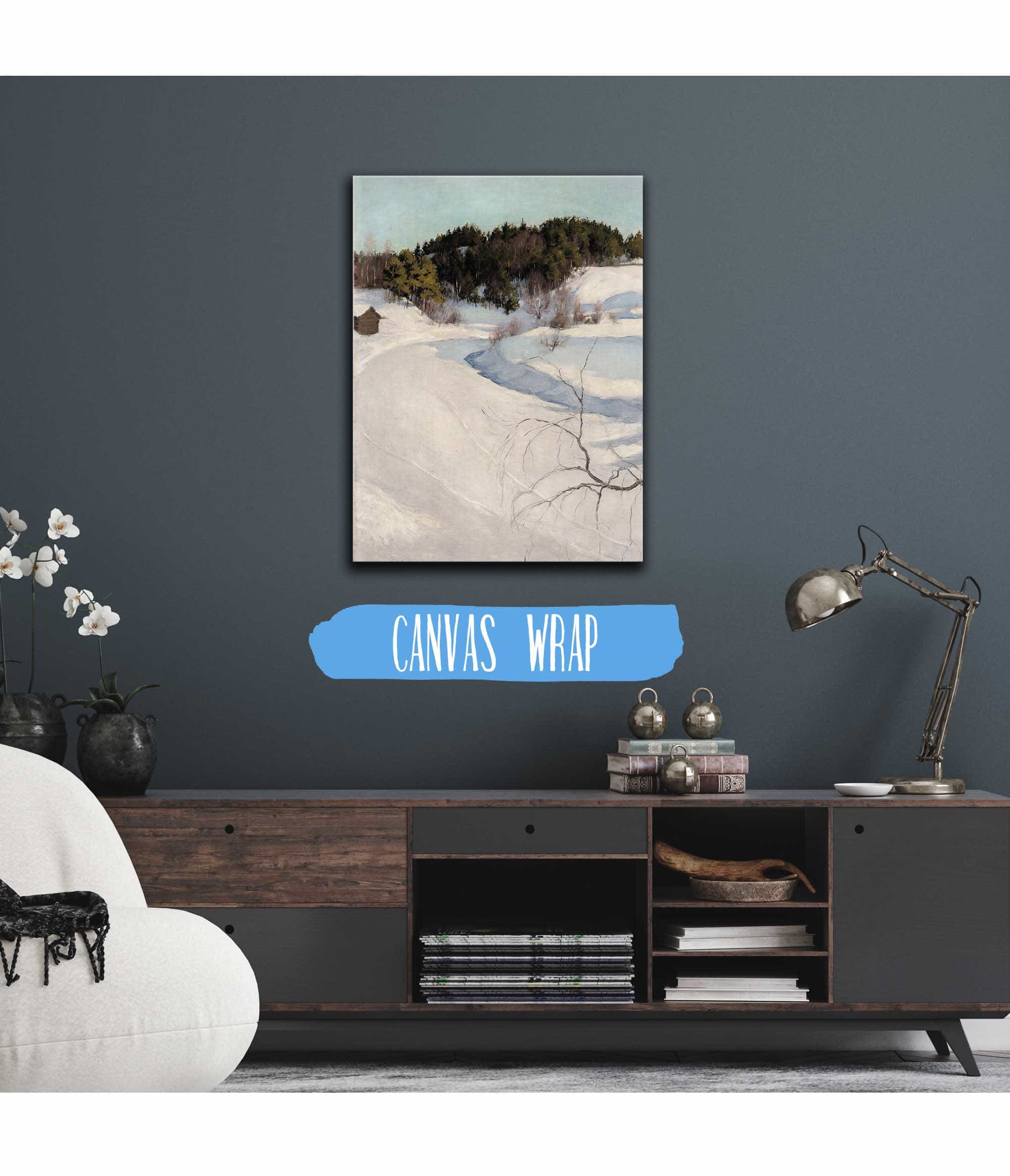 Winter Landscape Myllykyla by Pekka Halonen - Image 3