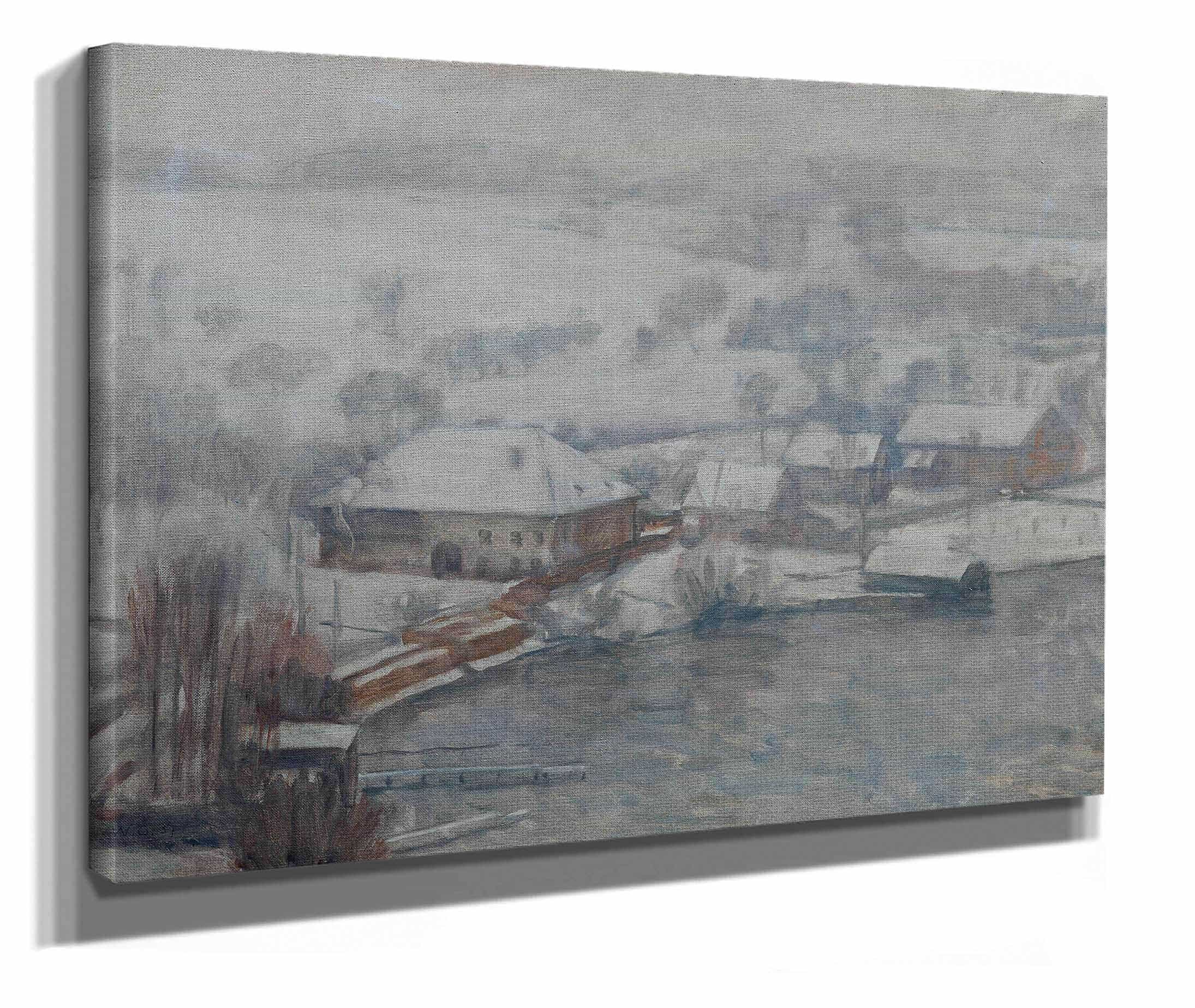 Winterlandschaft Am Attersee by Walther Gamerith - Image 2
