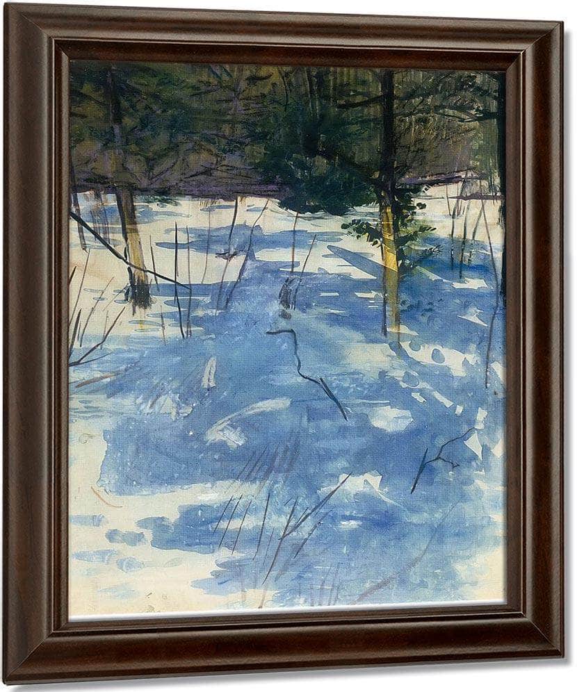 Winter In The City By Paul Cornoyer - Image 5
