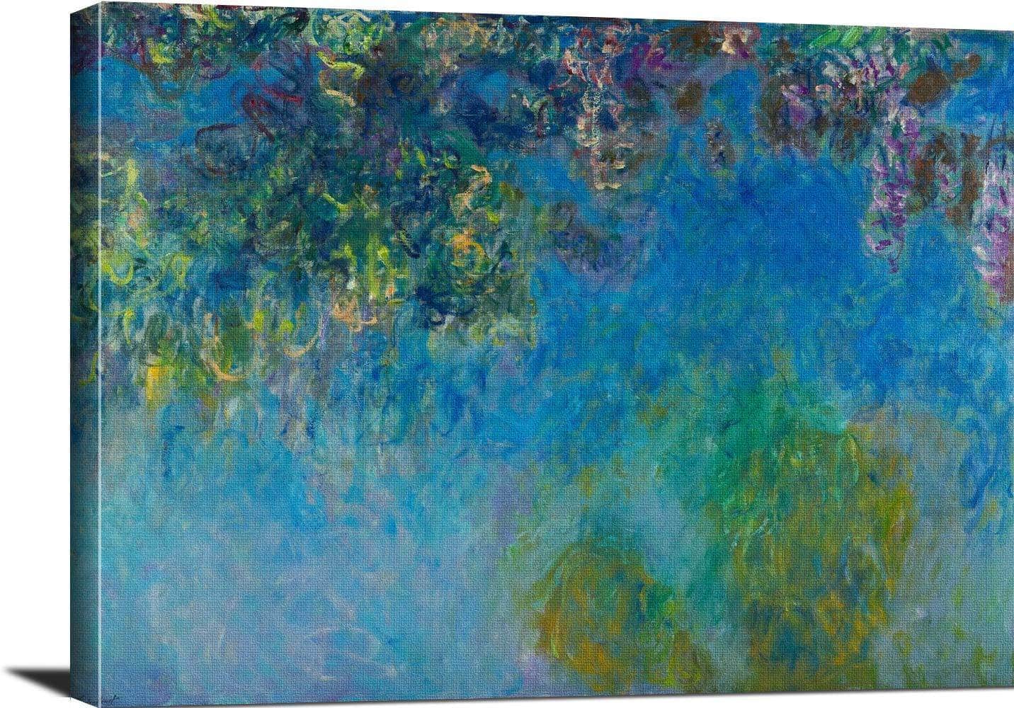 Wisteria Painting Claude Monet Canvas Art - Image 3