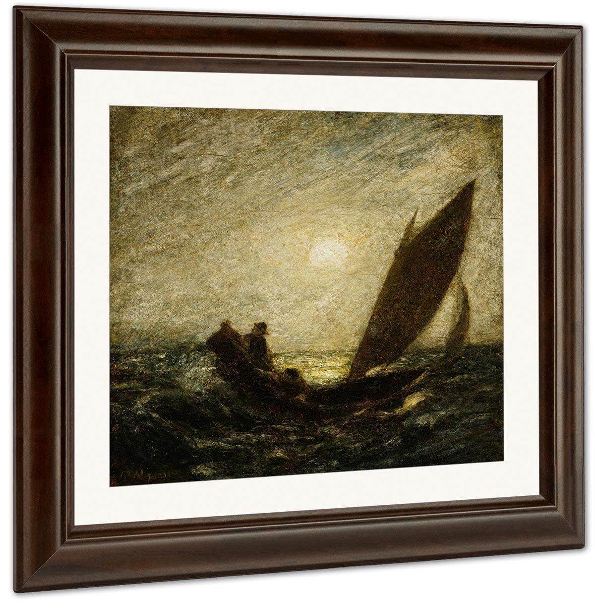 With Sloping Mast And Dipping Prow By Albert Pinkhamryder - Image 3