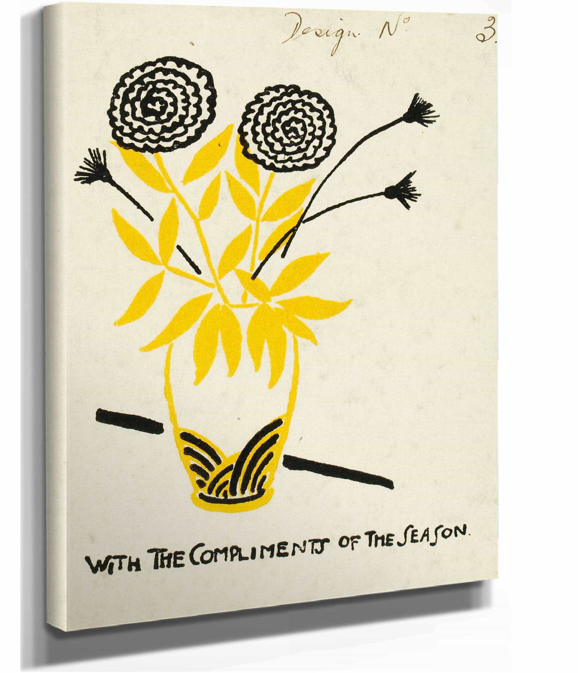 With The Compliments Of The Season Design No by Henry Lyman Sayen - Image 2