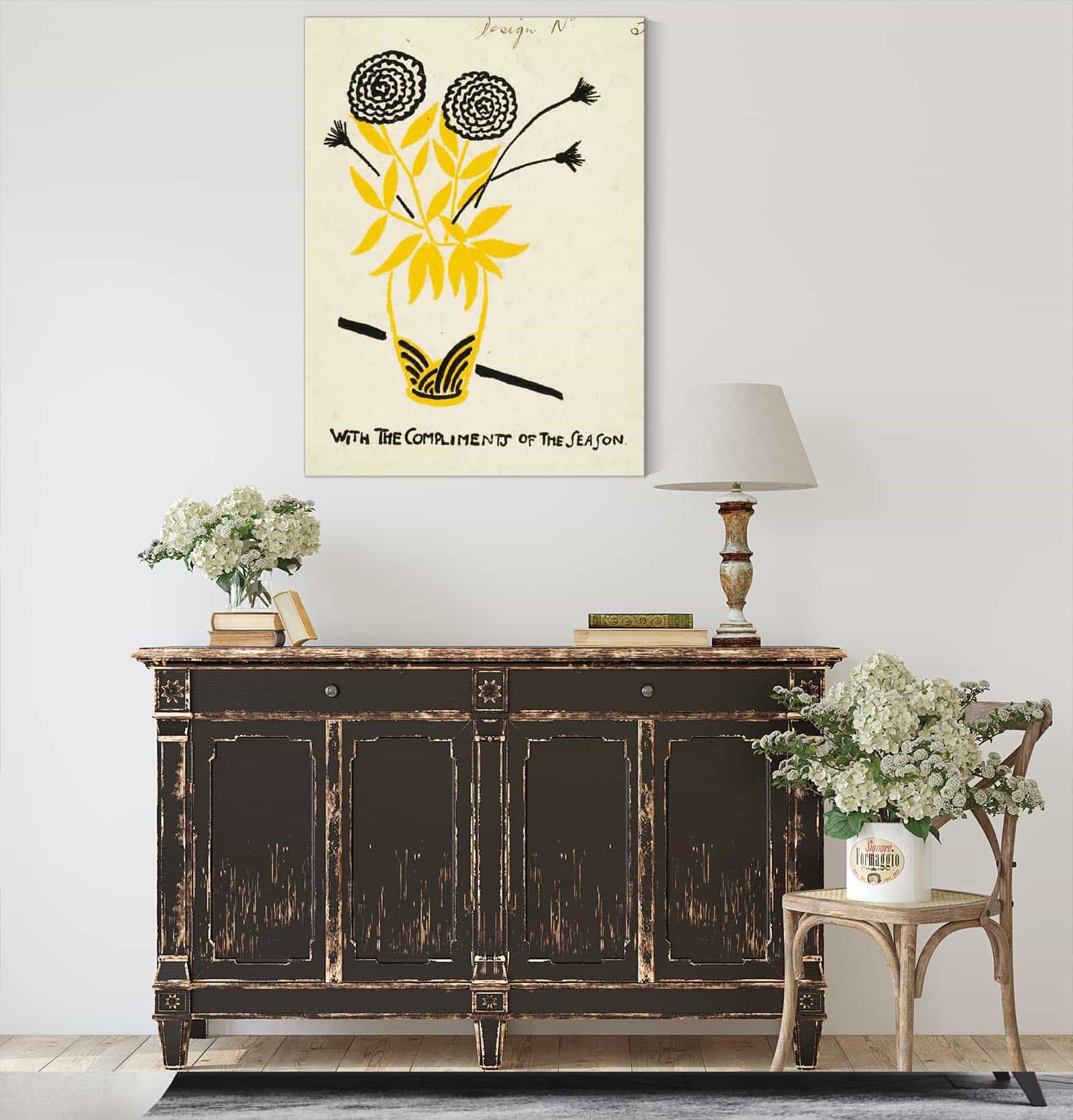 With The Compliments Of The Season Design No by Henry Lyman Sayen - Image 4
