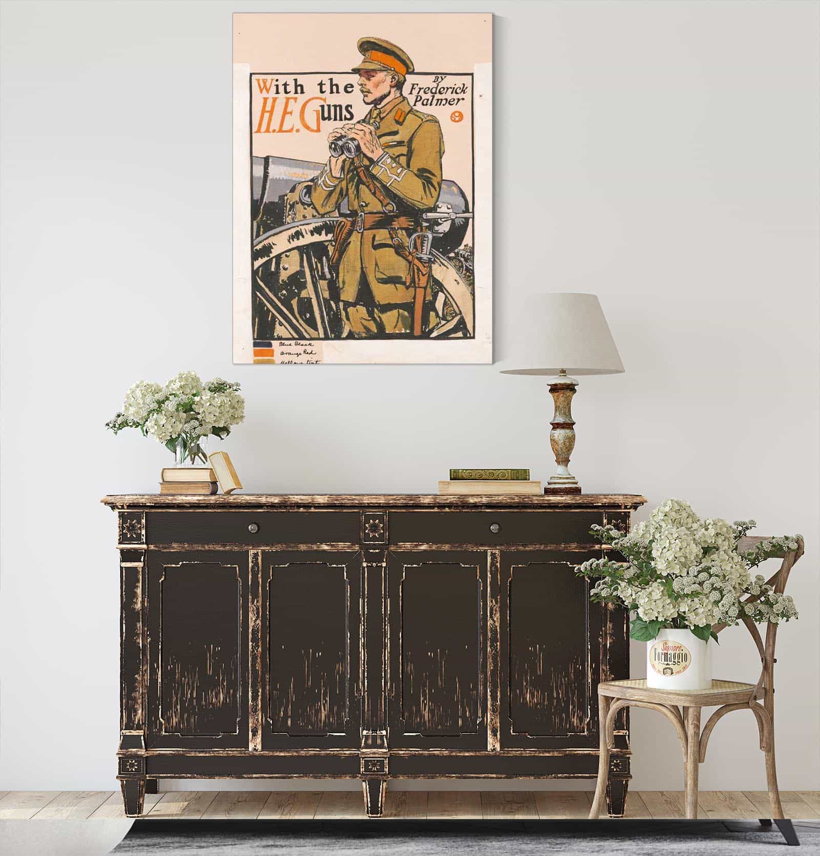 With The He Guns By Frederick Palmer by Edward Penfield - Image 4
