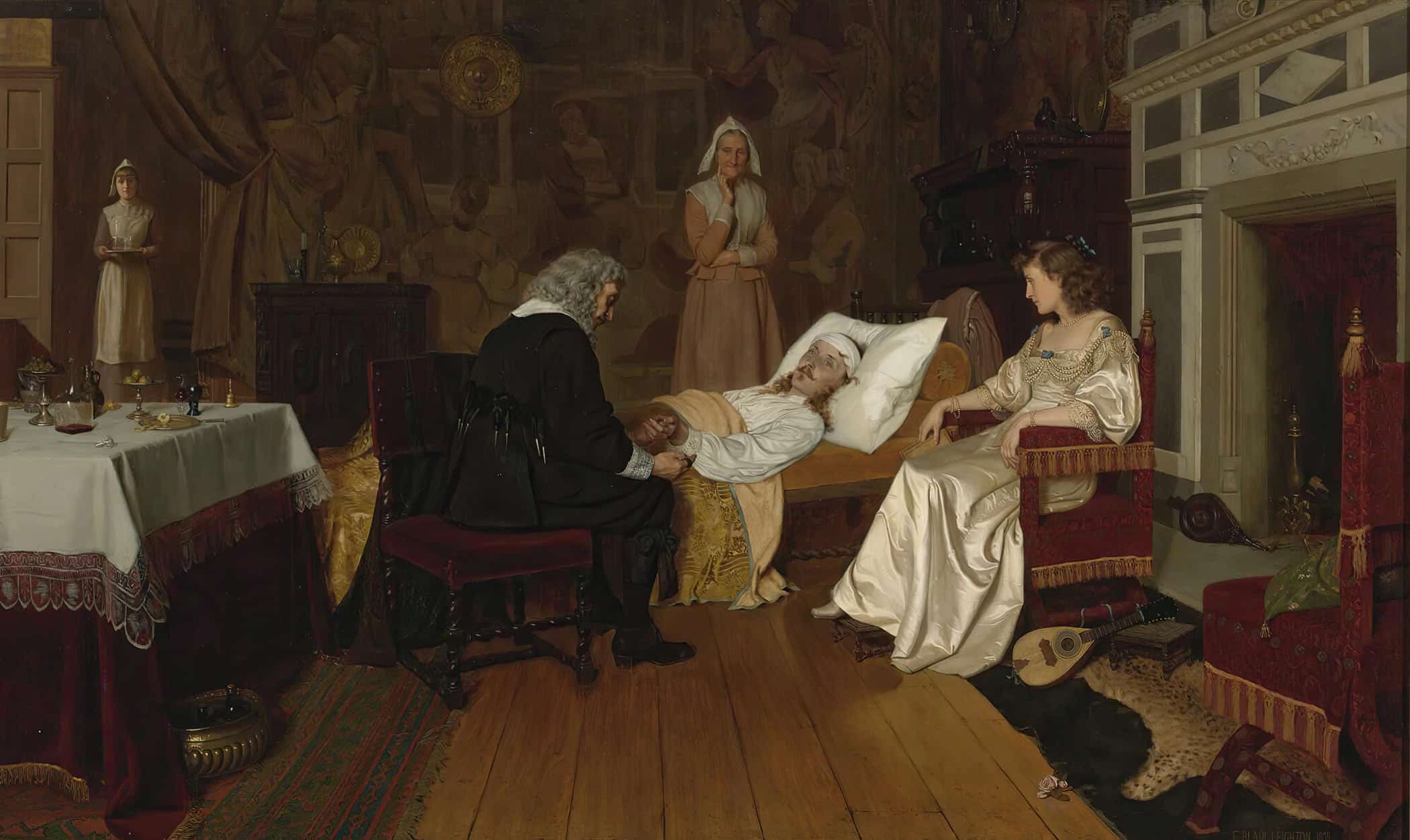 Witness My Act And Seal by Edmund Blair Leighton - Image 2