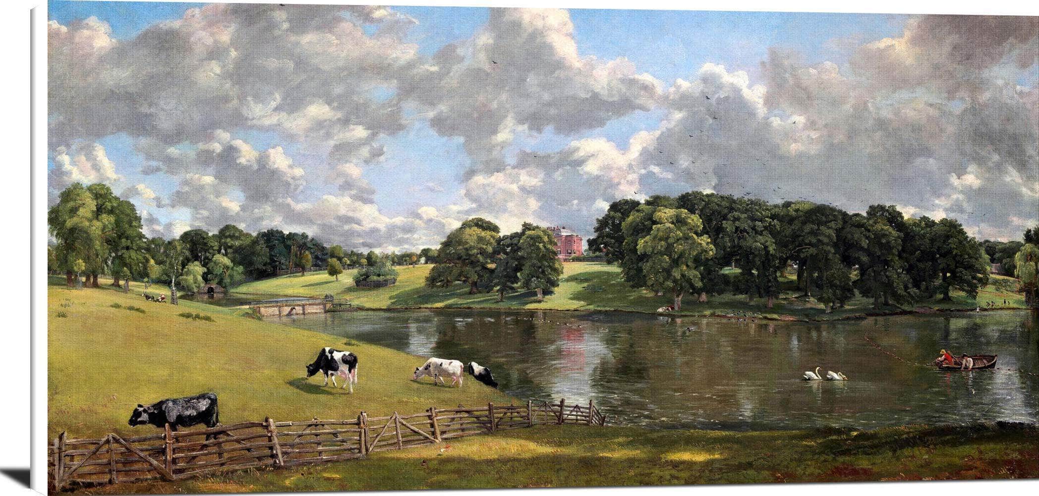 Wivenhoe Park Painting John Constable Canvas Art