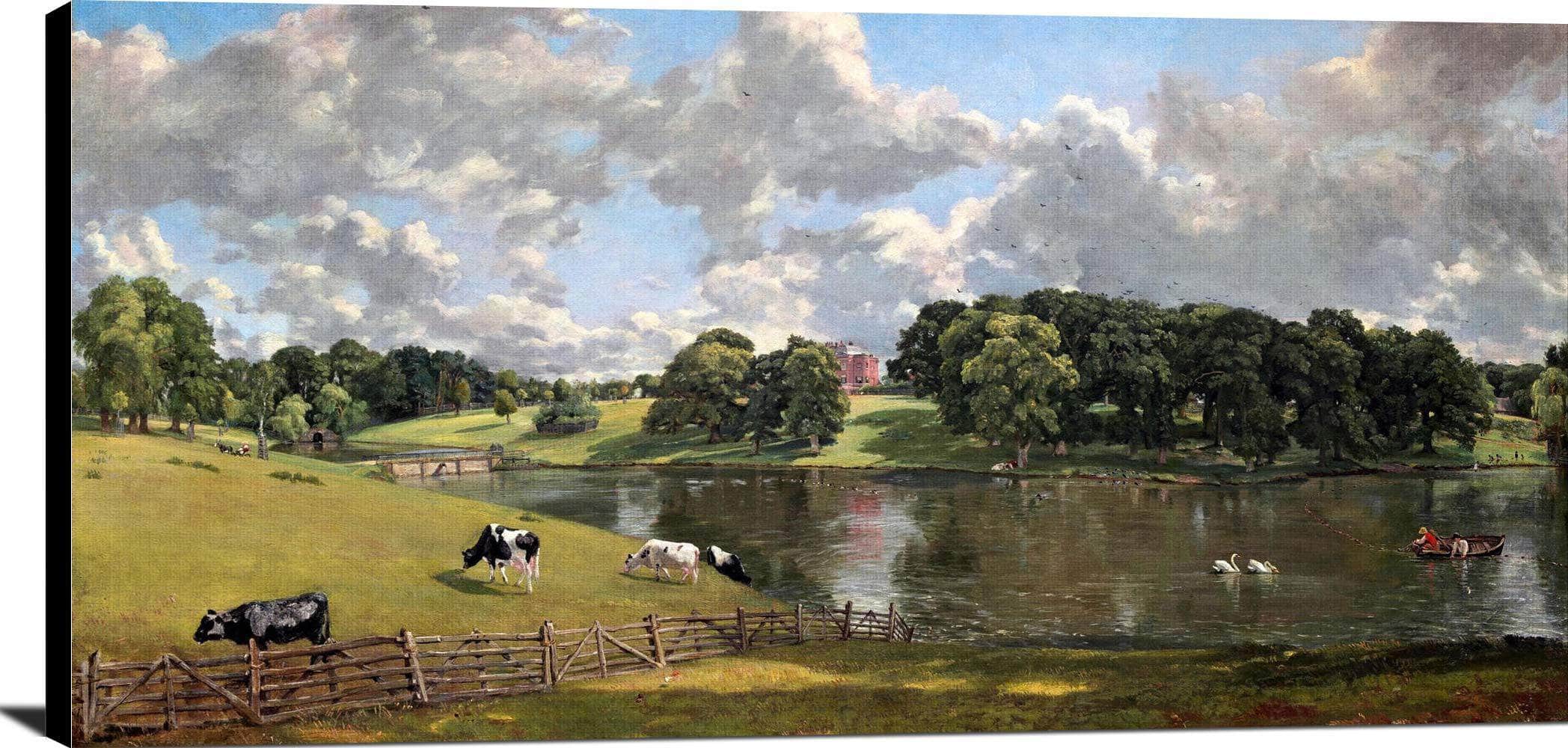 Wivenhoe Park Painting John Constable Canvas Art - Image 2
