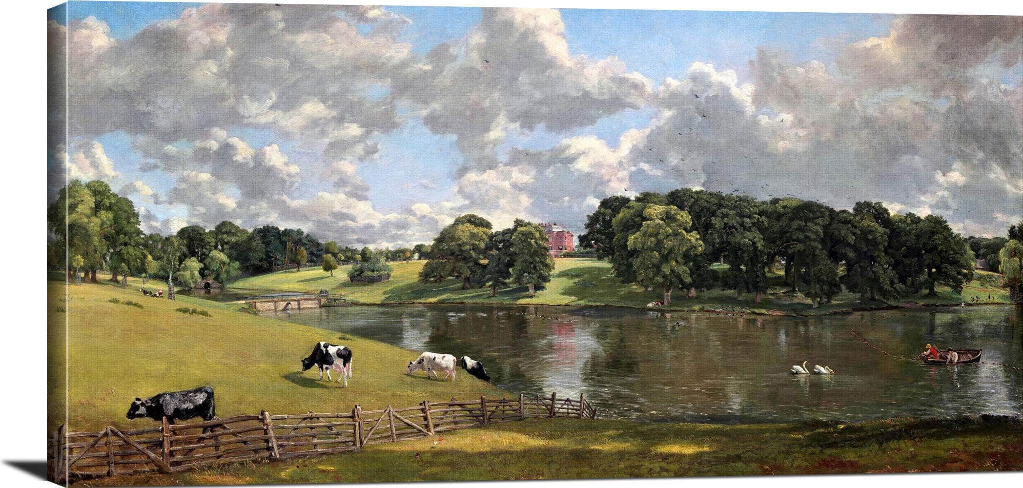 Wivenhoe Park Painting John Constable Canvas Art - Image 3