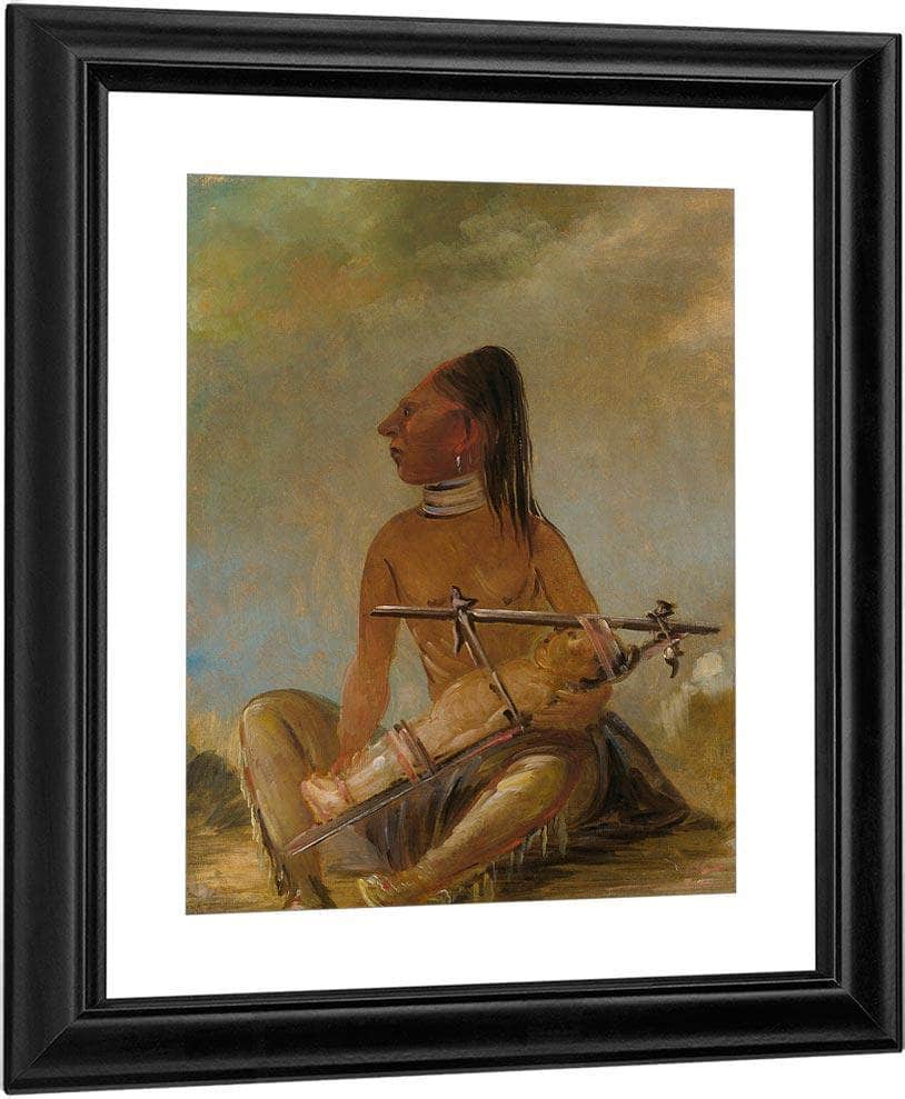 Woman And Child, Showing How The Heads Of Children Are Flattened By George Catlin - Image 2