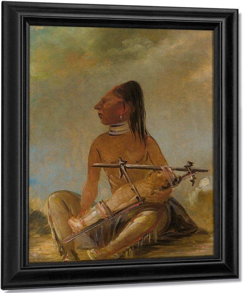 Woman And Child, Showing How The Heads Of Children Are Flattened By George Catlin - Image 6