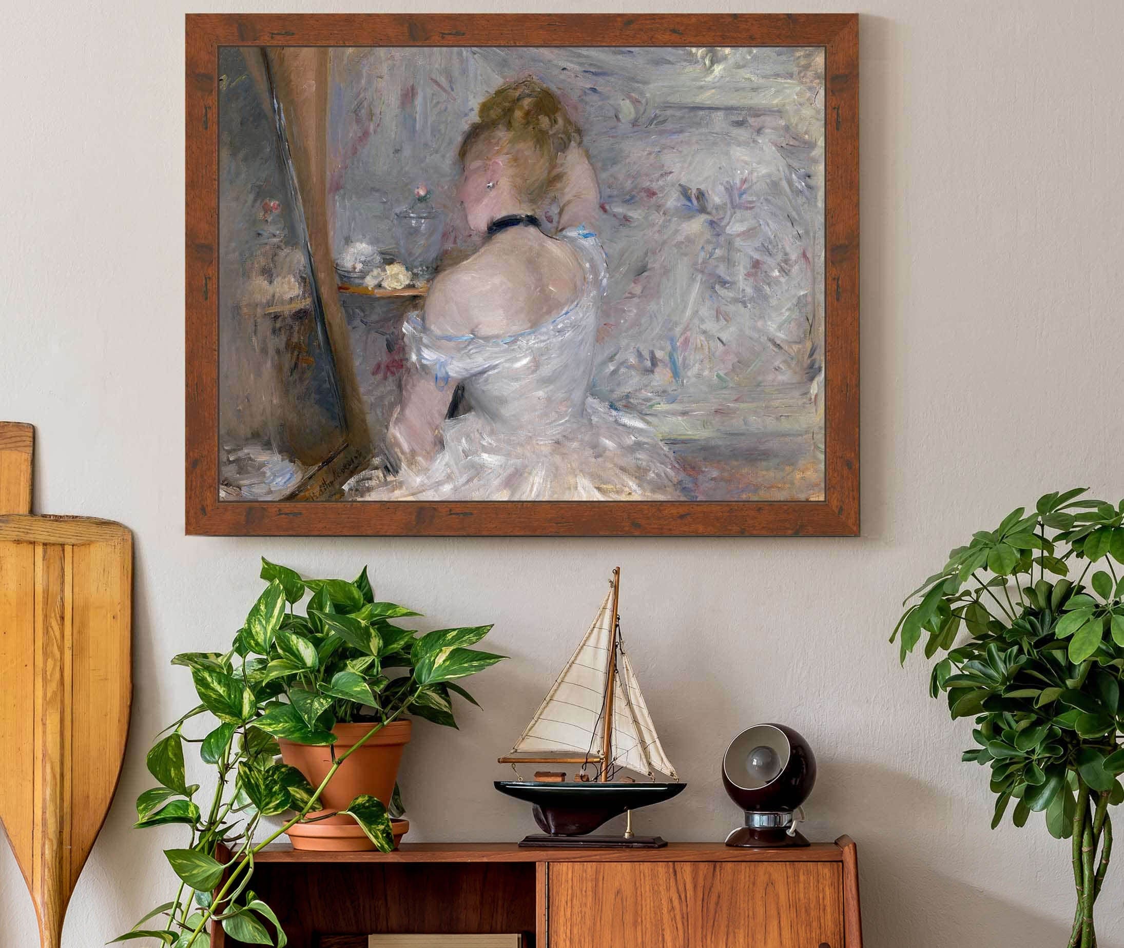 Woman At Her Toilette by Berthe Morisot - Image 3