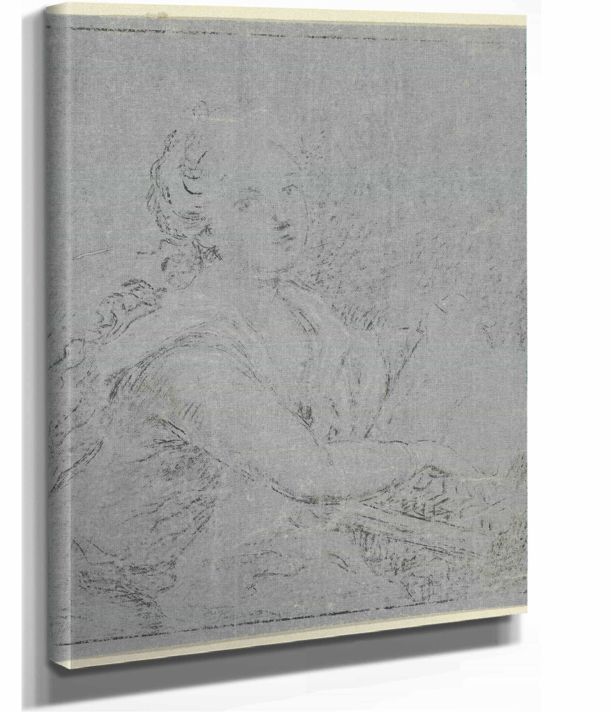 Woman At Spinet by Angelica Kauffmann - Image 2