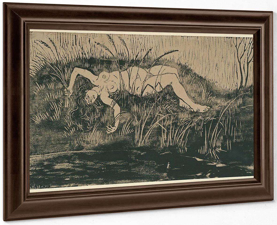 Woman Between Water And Vegetation By Nicolai Astrup - Image 6