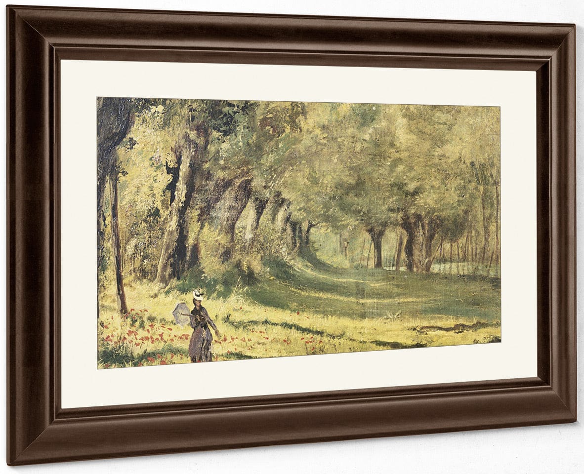 Woman In The Forest By Claude Monet - Image 5
