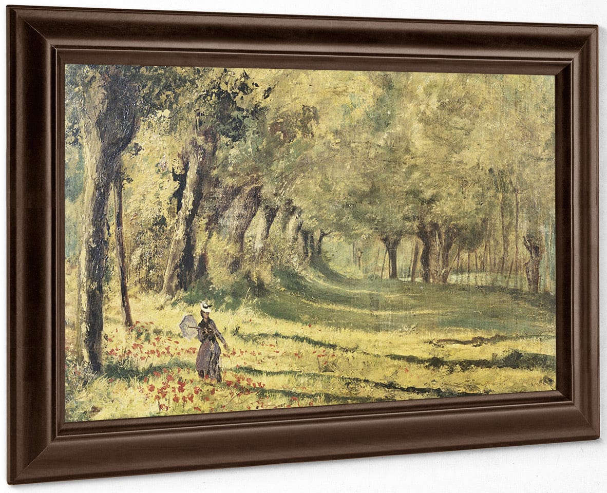 Woman In The Forest By Claude Monet - Image 6