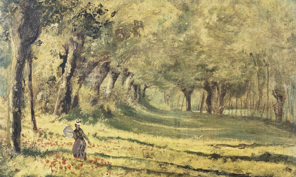 Woman In The Forest By Claude Monet - Image 7