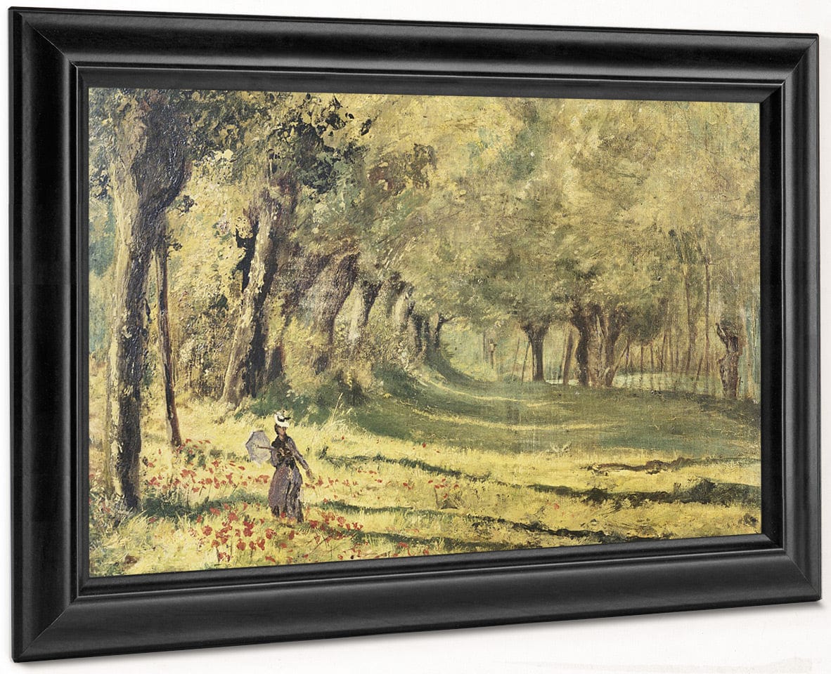 Woman In The Forest By Claude Monet - Image 8