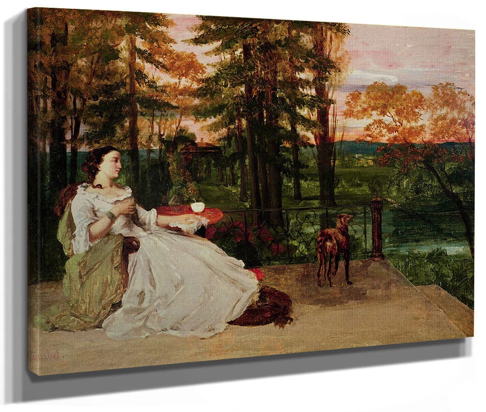 Woman Of Frankfurt By Jean Desire Gustave Courbet