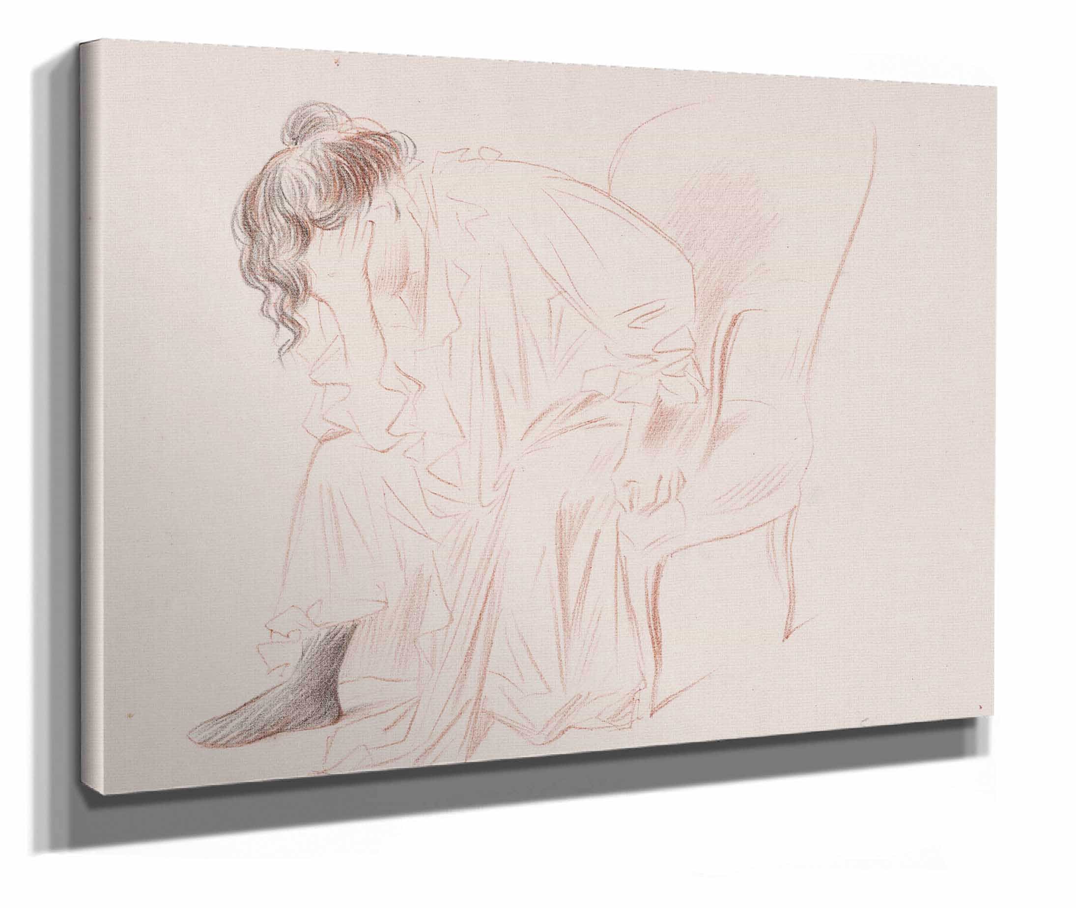 Woman Seated by Jean Louis Forain - Image 2
