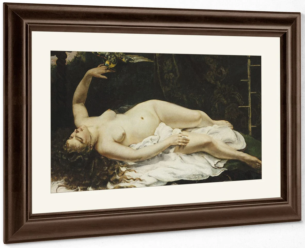 Woman With A Parrot By Jean Desire Gustave Courbet - Image 5