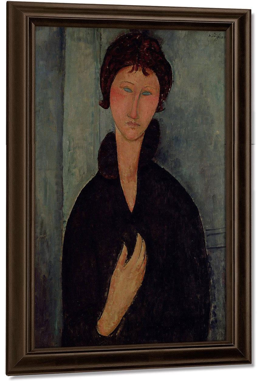 Woman With Blue Eyes By Amedeo Modigliani - Image 5