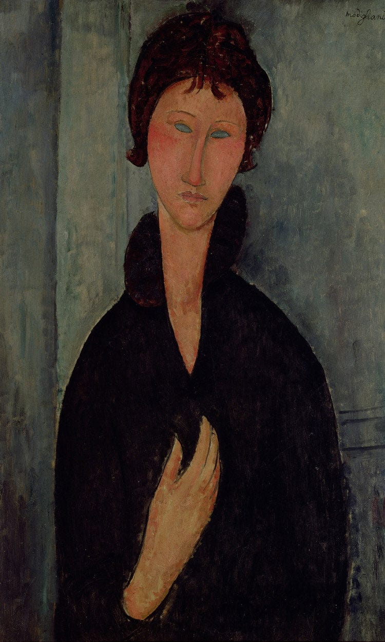 Woman With Blue Eyes By Amedeo Modigliani - Image 6