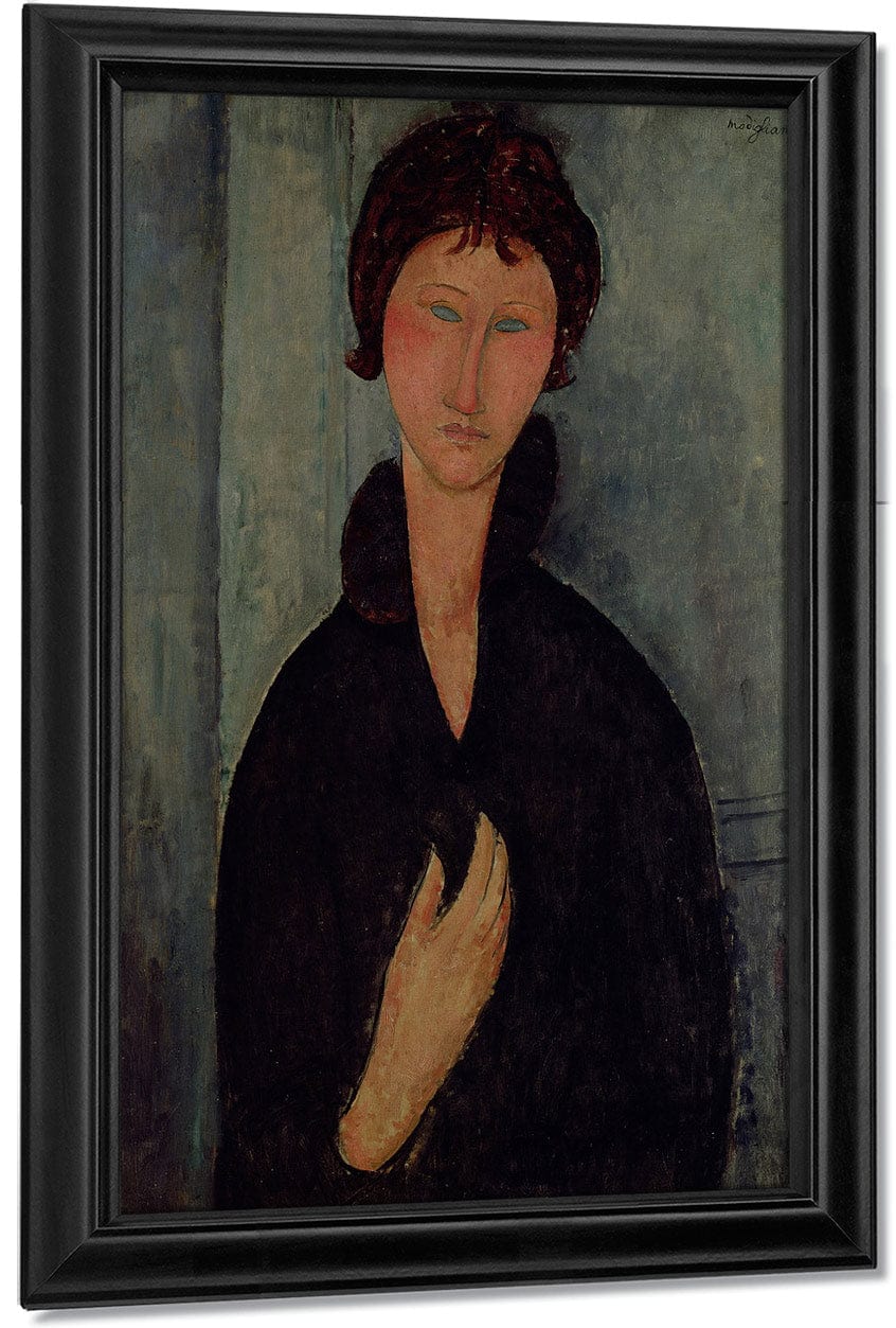 Woman With Blue Eyes By Amedeo Modigliani - Image 7