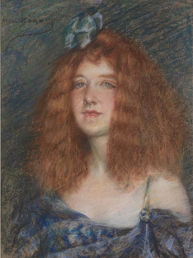 Woman With Red Hair By Alice Pike Barney - Image 6