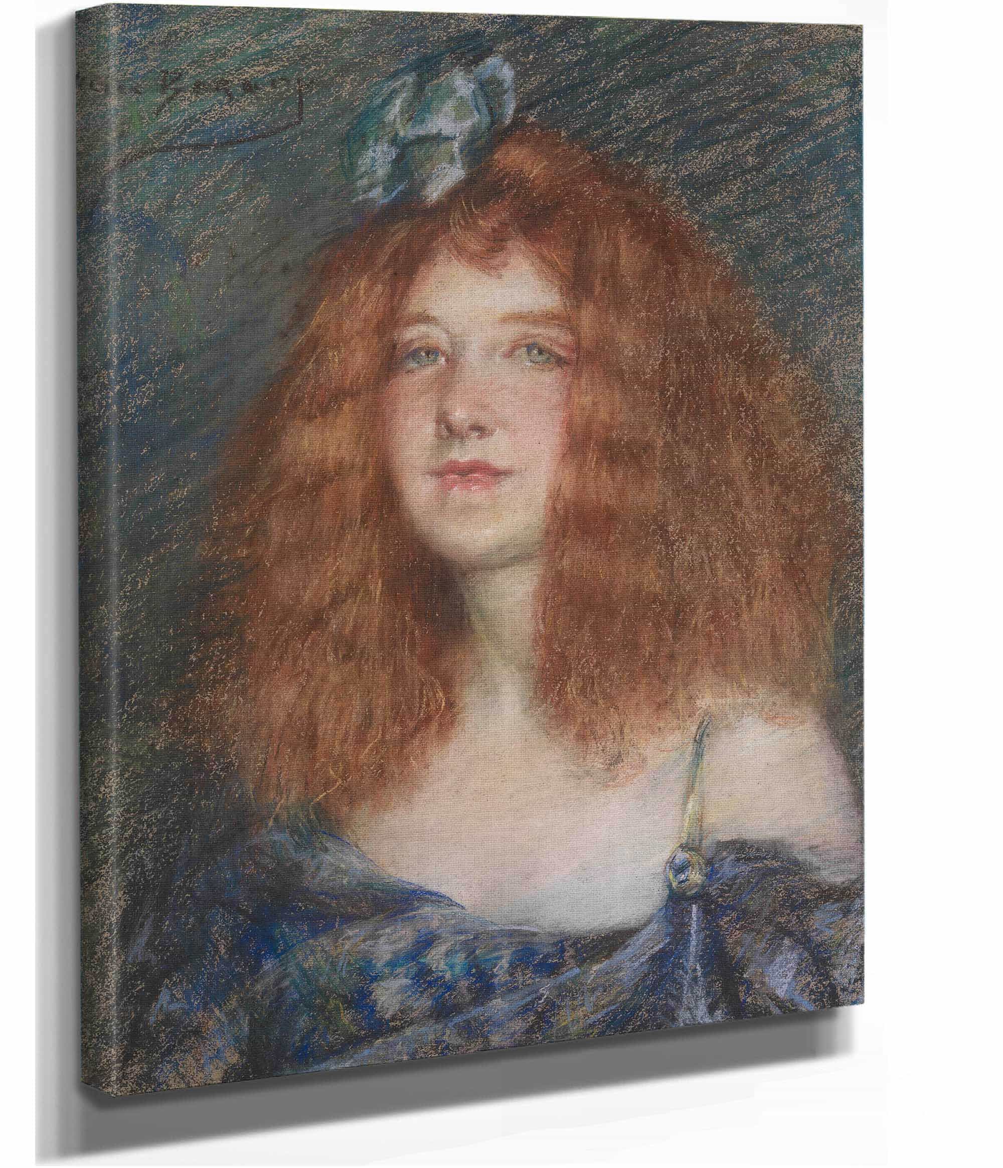 Woman With Red Hair by Alice Pike Barney - Image 2